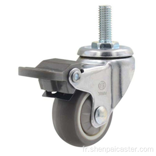 [10b] Micro Duty Caster (Chrome plaqué)